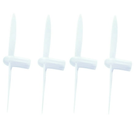 Image of HobbyFlip All White Nano Quadcopter Propeller blade Set 30mm Compatible with FuQi FQ777 124 Pocket Drone