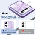 thumbnail image 2 of for Motorola Moto G Stylus 5G 2024 Case with Camera Cover, for Samsung A55 Case Crystal Clear & Not-Yellowing Slim Miltary Shockproof Protective Phone Case for Moto G Stylus 5G 2024, Purple, 2 of 6