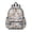Baseballs and Caps, variant on Baseballs and Bats Light Gray Pattern Backpack for School, Cute School Bag with Adjustable Shoulder Straps and Padded Back, 13.4"x11"x4.7"
