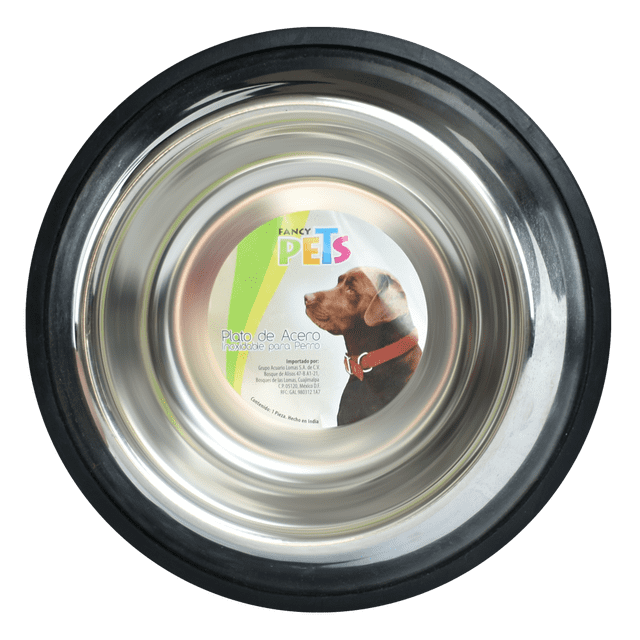 Plato de Acero 32 Oz 907 G Fancy Pets
