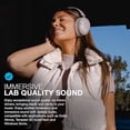thumbnail image 2 of JLab JBuds Lux ANC Wireless Headphones, Mauve, Hybrid Active Noise Cancelling, Customizable Sound, Spatial Audio Compatible, Premium Over-Ear Bluetooth Headset, 2 of 5