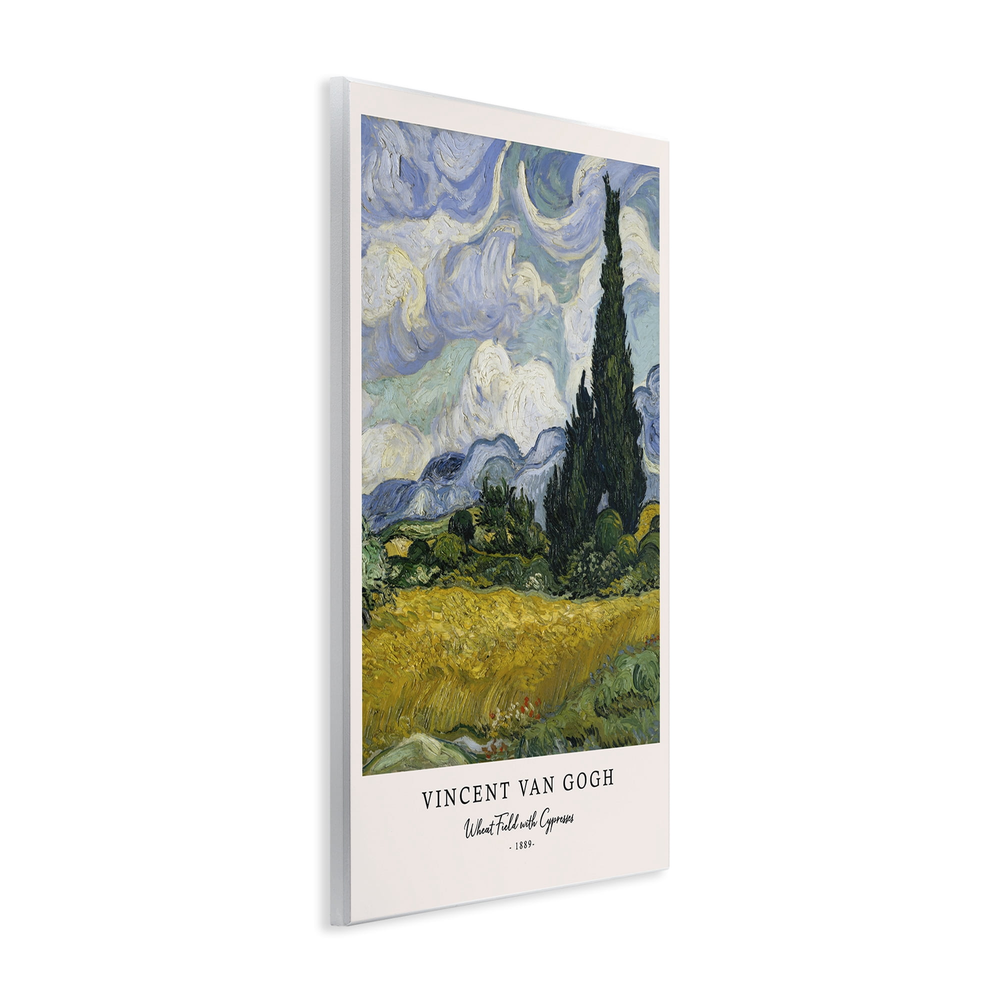 Stupell Industries Classic Wheat Fields with Cypresses Wall Plaque Art, design by Vintage Hustle