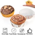 thumbnail image 3 of 600 Pcs 3.5 In Jumbo Cupcake Liners Greaseproof, 6 Oz Large Paper Non-Stick, Jumbo Muffin Liners for Muffins, Cupcakes, Brownie, Quiche, Mini Snacks, Recyclable, 3 Pattern, 3 of 4