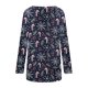 thumbnail image 5 of Puntoco Camiseta de manga larga con estampado navideño y cuello redondo para mujer Puntoco Puntoco-2259, 5 of 5