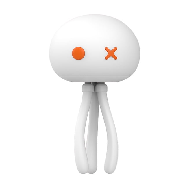 Luz nocturna linda para niños, luces nocturnas portátiles para guardería de medusas con clip de trípode flexible