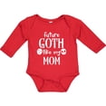 thumbnail image 3 of Inktastic Future Goth Like My Mom with Skulls Boys or Girls Long Sleeve Baby Bodysuit, 3 of 5