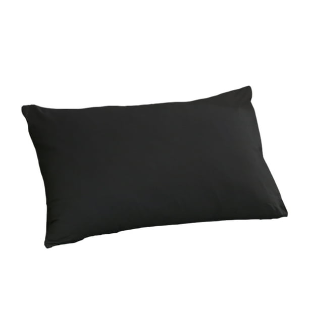 1 Par de Funda de Almohada de Moda , Material Negro