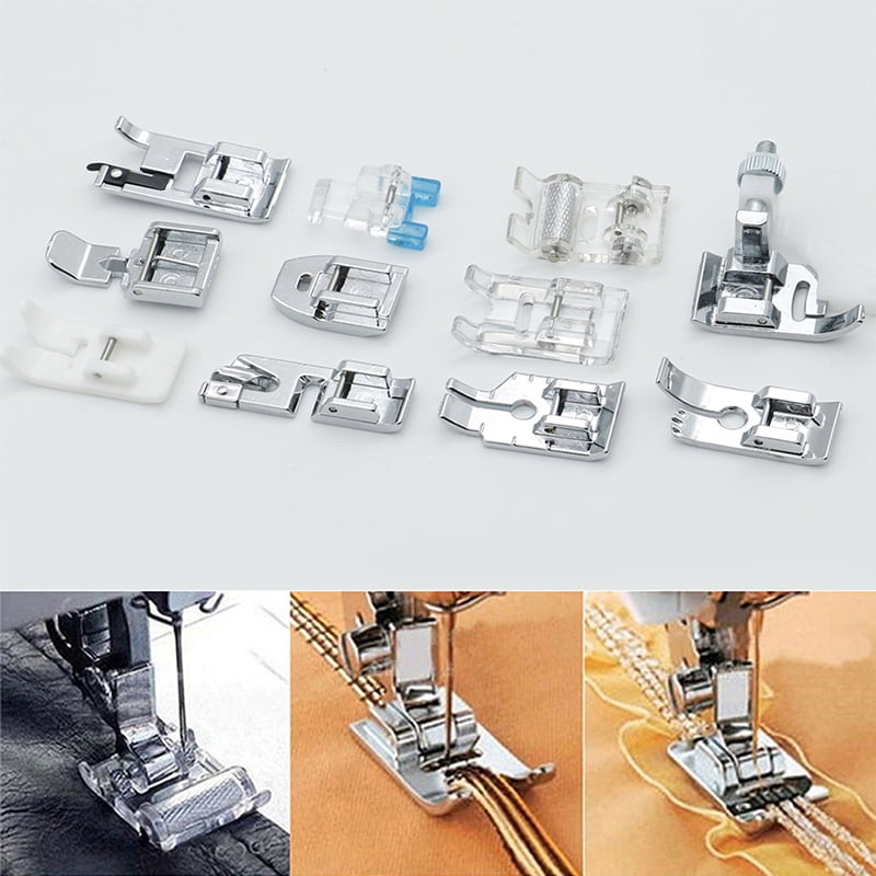 11pcs Multifunctional Presser Foot Kit For Home Sewing Machine Equipment Parts 