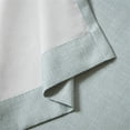 thumbnail image 4 of SunSmart Maya Polyester Fabric Heathered Window Panel in Aqua Blue, 4 of 11