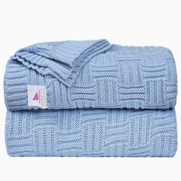 100 Cotton Cable Knit Blanket Extra Soft And Breathable Throw Blanket For Sofa And Couch Light Blue 130 X 150 Cm Walmart Com Walmart Com 100 Cotton Cable Knit Blanket Extra Soft And Breathable Throw Blanket For Sofa And Couch Light Blue 130 X 150 Cm Walmart Com Walmart Com