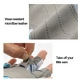 thumbnail image 5 of Gray sports gloves Leaky finger cycling gloves Sunscreen Fishing gloves - XL, 5 of 6