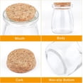 thumbnail image 3 of Reusable Glass Bottles For Personalized Gift Jars, Decorative Mason Jars Transparent With Leak-Proof Pe Lids, Perfect Spice Jar Alternatives Or Wedding Favor Containers, Sturdy And Durable Set Of 10, 3 of 5