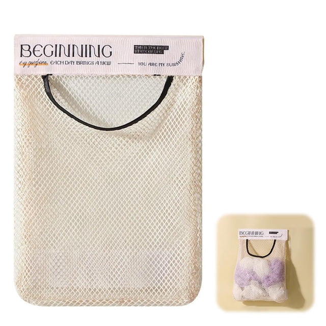 SharkTRUE 3-Packs Breathable Mesh Storage Bag Elastic Foldable Organizer for Clothes, Toys & Home
