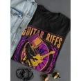 thumbnail image 3 of Guitar Riffs Are My Language T-Shirt Women -Smartprints Designs, Female x-Large, 3 of 4