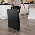 thumbnail image 2 of mesa rectangular plegable 73.6 x 183.8 x 76.2 cm negro estructura de metal, 2 of 4