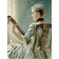 thumbnail image 2 of Albert Edelfelt 12x14 Gold Ornate Wood Frame and Double Matted Museum Art Print Titled - Dalin´S Spring Song (1883), 2 of 4