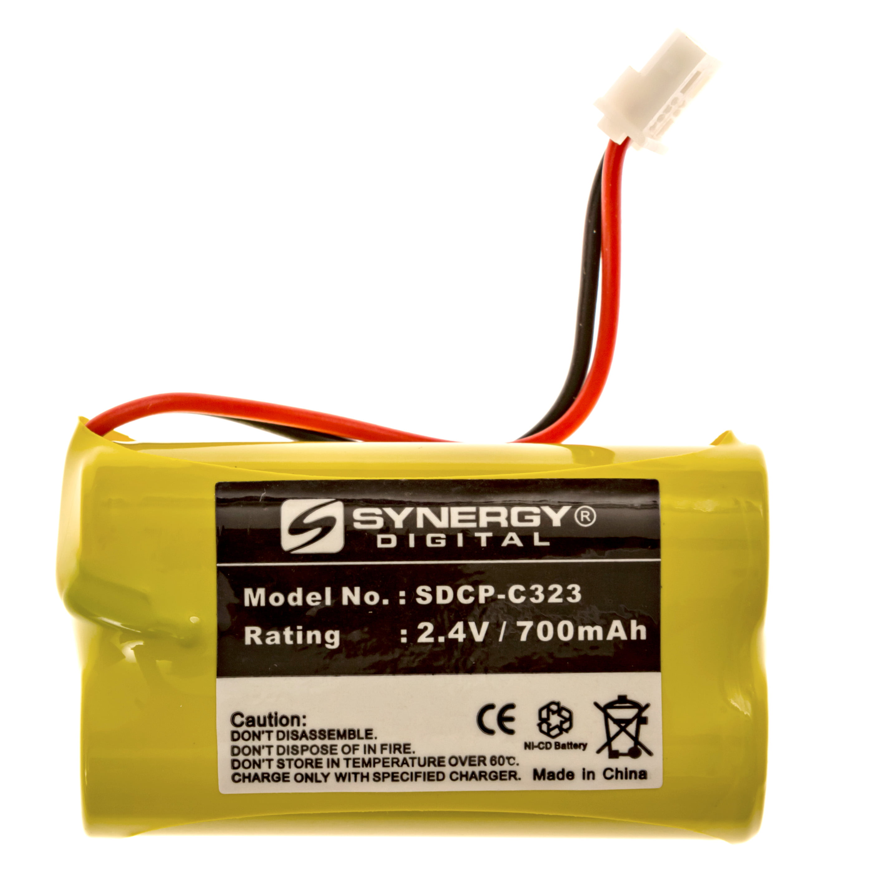 Ultra Hi-Capacity 2.4 Volt Replacement for Vtech BT183642 Rechargeable Battery 300 mAh Vtech BT283642 Cordless Phone Battery Ni-MH