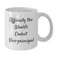 thumbnail image 2 of Funny Vice-principal Gifts from Friends for Men - 'Officially The World's Coolest Vice-principal' White Coffee Mug for Graduation Unique Gifts, 2 of 4