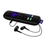 Roku 4K DTS Digital Surround Voice Remotes and JBL Wired Earphones 500000 Movies and TV Episodes Count Pack