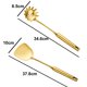 thumbnail image 2 of Juego de utensilios de cocina de acero inoxidable - 2 utensilios de cocina, juego de utensilios de cocina coloridos chapados en titanio, 2 of 5