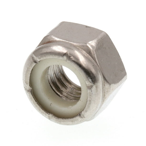 Nylon Insert Lock Nuts, 5/16 in.18, Grade 188 Stainless Steel, 20Pack