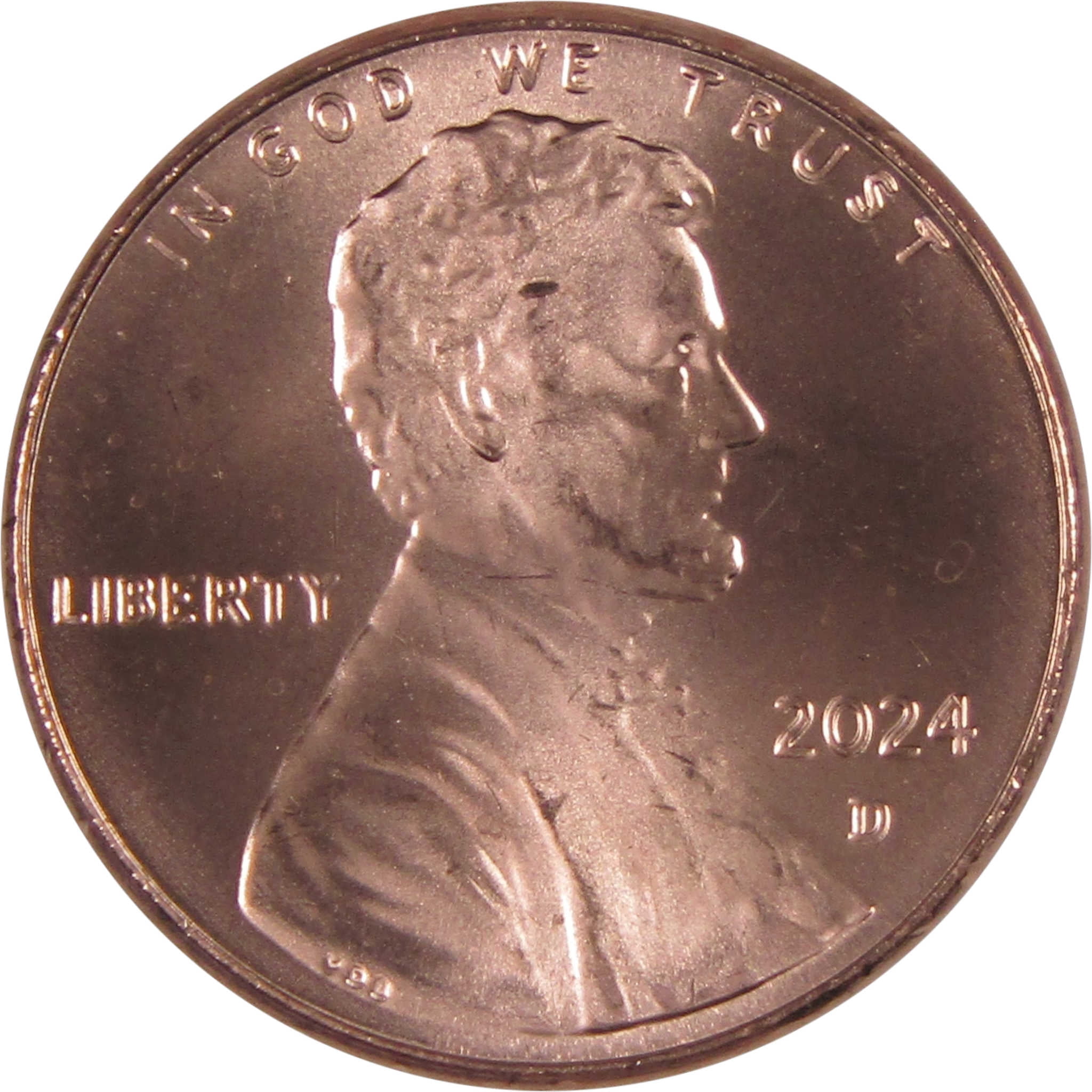 2025-D Lincoln Shield Cent – Brilliant Uncirculated BU, ONE Sealed Roll, Denver Mint - View #4