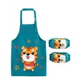 thumbnail image 2 of Neinkie 3Pcs/Set Kids Aprons for Cooking and Baking - 4 Piece Set, Kids Cartoon Aprons For Painting with Protective Sleeves for Kids and Kid Apron with Pockets, Aprons for Kids Age 2-12, 2 of 2