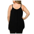 thumbnail image 3 of Diufon Plus Size Tank Tops for Women Summer Casual Loose Camisole Pleated Sleeveless Top with Beaded Strap, 3 of 4