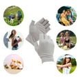thumbnail image 5 of Unique Bargains 1 Pair Anti-slip Polka Dot Manicure Gloves Gray, 5 of 6