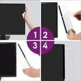 thumbnail image 5 of Office Desk Accessories 2pcs Computer Monitor Memo Board Message Board Supplies for Women Men Sticky Note Holder Home Desktop Decor, 5 of 7