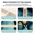 thumbnail image 3 of Easter Travel Portable Jewelry Organizer: Square Jewelry Box Storage Case and Display for Rings, Earrings, Necklaces, Bracelets, and More - Suitable for Girls and Women, 3 of 6
