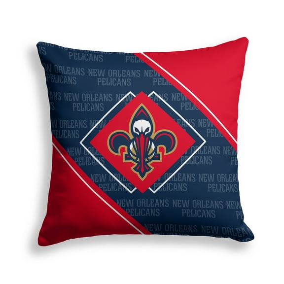 Pegasus New Orleans Pelicans 18" x 18" Diamond Boxed Decor Pillow