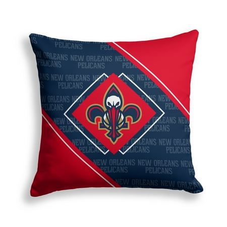 Pegasus New Orleans Pelicans 18 x 18 Diamond Boxed Decor Pillow