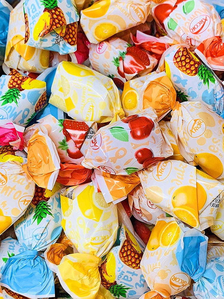 SweetGourmet Assorted Filled Fruit BonBons | Bulk Hard Candy | Arcor  Assorted Fruit Candies | 4 Pounds