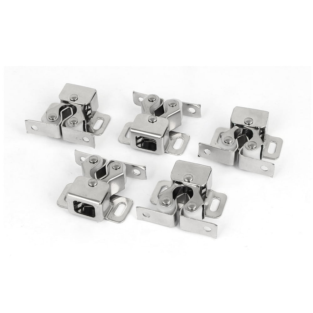 Cupboard Closet Door Double Ball Roller Catch Latch 5pcs