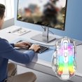 thumbnail image 4 of Transparent Wireless Tri - Mode RGB Gaming and Esports, 4 of 5