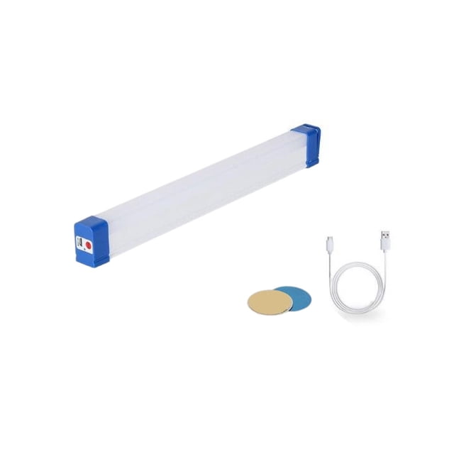 Toystoory Reemplazo de luz de tienda de PVC, gancho plegable autoadhesivo, recargable, alimentado por USB, ajustable, lámpara de Camping para Picnic en carpas 32cm Toystoory OD029302-02