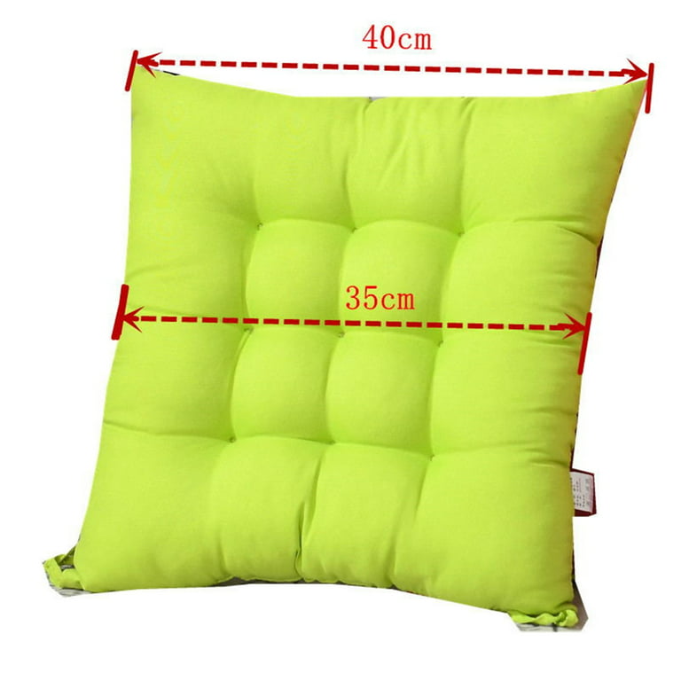 Square Chair Pads with Ties Tufted Seat Cushion Thick Outdoor/Indoor Floor  Pillow,Soft Thick Chair Cushion for Kids Reading Adult Office,Reduce