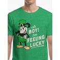 thumbnail image 2 of Disney, Men's & Big Men's St. Patrick's Day Graphic Tee, Mickey, Sizes S-3XL, 2 of 5