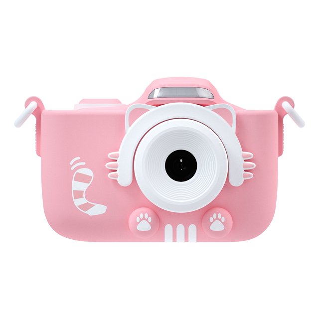 Sidaley Cámara instantánea para niños de 3,0 pulgadas, 4800W, Flash LED recargable, Selfie, vídeo, cámaras duales, reconocimiento facial Accesorios de cámara y óptica Rosa