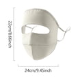 thumbnail image 4 of Shadoumai Summer face Gini Sunscreen mask, Full face ice Silk Breathable face Protection Sunshade Cycling mask, 4 of 4