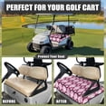 thumbnail image 4 of Whosucclay Golf Breathable Golf Seat Cover Thick for Club Car Yamaha EZGO Icon, Anti-Scratch Golf Cart Seat Towel Blanket Cover, 4 of 7
