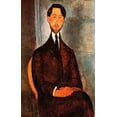 thumbnail image 2 of Modigliani, Amedeo 10x14 Black Ornate Wood Framed with Double Matting Museum Art Print Titled - Leopold Zborowski, 2 of 4