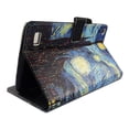 thumbnail image 3 of TPU Shell Case for All-New Amazon Fire HD 7 9th / 7th Gen 2019 / 2017 Starry Night Slim PU Leather Folding Stand Cover with Auto Wake/Sleep for 7 Inch, 3 of 6