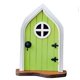 thumbnail image 2 of Puerta de gnomo, puerta de hadas, puerta de ratón, puerta de elfo hecha de madera para abrir con gnomo divertido, puerta artesanal decoración 3D juego de puerta de gnomo, decoración de jardín de, 2 of 8