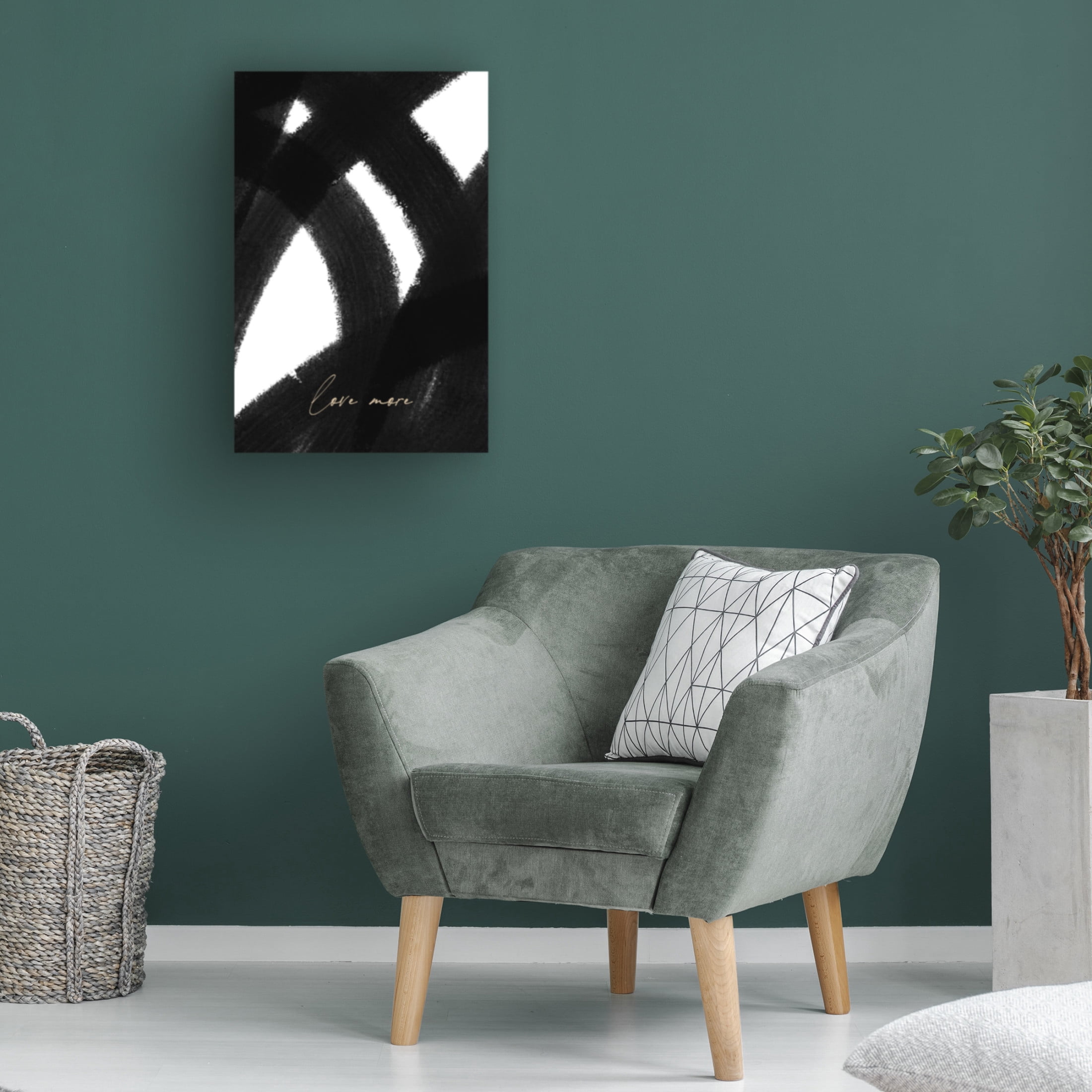 Trademark Fine Art uplusmestudio Love More Canvas Wall Art