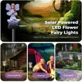 thumbnail image 4 of LINLIN Pixie Lawn Stakes Lamps, Solar Lights Outdoor Garden Solar Flower Fairy Light Pixie Lawn Stake Lamp Waterproof, 4 of 8