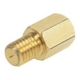 thumbnail image 4 of Uxcell Brass M6 10mm/0.39 inch 8mm/0.31 inch Male to Female Hex Standoff 10 Pack, 4 of 5