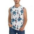 thumbnail image 2 of Picia Lilies Flowers mens Cotton Tank Undershirts , Moisture-wicking Ribbed Tanks, Lightweight Cotton Tank Undershirts-Large, 2 of 8