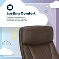 thumbnail image 4 of Serta Torrington Ergonomic Polyurethane Big & Tall Chair 400 lb. Capacity Dark Walnut Brown, 4 of 9